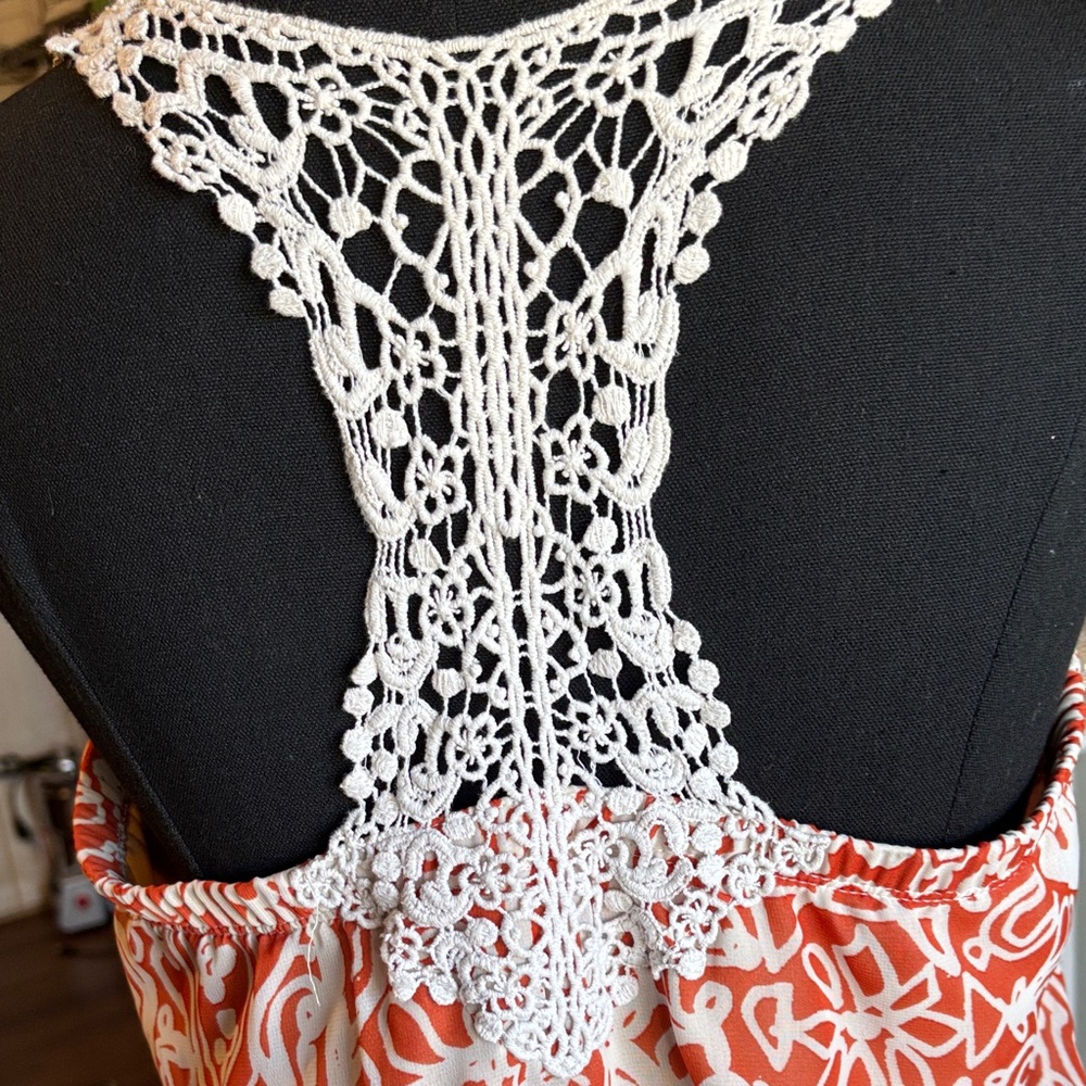 Speechless Dress with Geometric Pattern Medium - Picture 7 of 8
